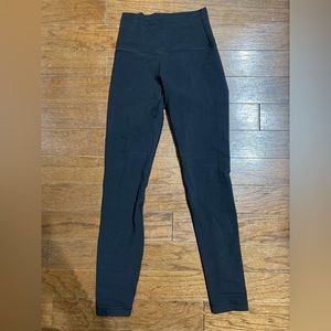 black align leggings size 2 25” length